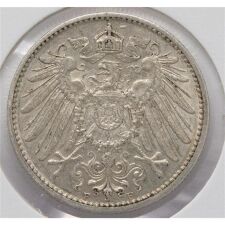 Deutsches Reich 1 Reichsmark 1908 F*