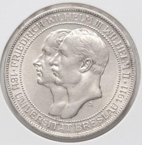 Deutsches Reich 3 Mark 1911 - Universität Breslau*