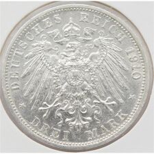 Deutsches Reich 3 Mark 1910 - Friedrich II. - Baden*