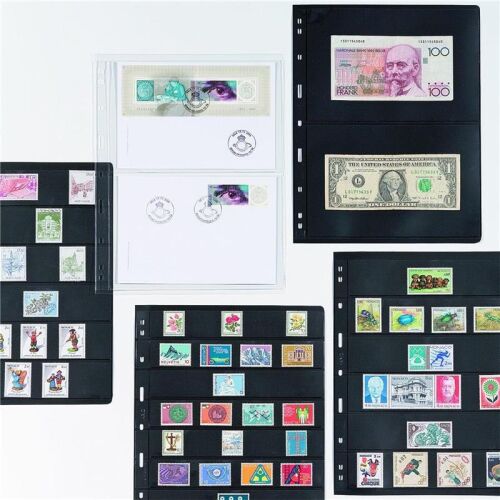 Kunstoffhüllen VARIO ,3er Einteilung, glasklar, 5er Pack