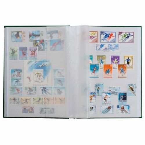 Leuchtturm BASIC Unwattierte Bücher (weißSeiten) ohne Logo, blau
