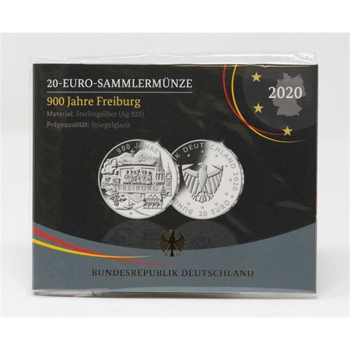 Deutschland 20 Euro 2020 - Freiburg - PP