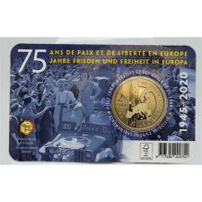 Belgien 2,5 Euro 2020 (NL)- 75 Jahre Frieden in Europa  in Coincard