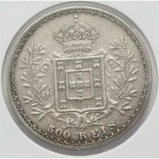 Portugal 500 Reis 1896 - Carlos I.*
