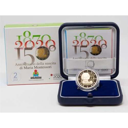 Italien 2 Euro 2020 - Montessori - PP
