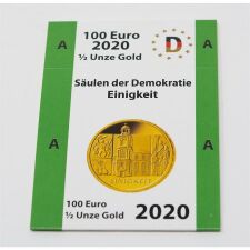 Goldeuroschuber für 100 Euro 2020 - Säulen der...