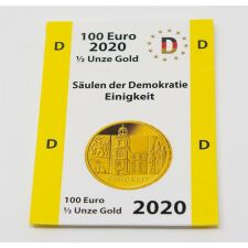 Goldeuroschuber für 100 Euro 2020 - Säulen der...