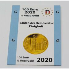 Goldeuroschuber für 100 Euro 2020 - Säulen der...