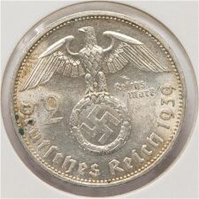 Deutsches Reich 2 Reichsmark 1939 A - Hindenburg*