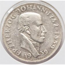 Österreich 25 Schilling 1959 - Erzherzog Johann*