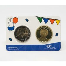 Niederlande 2 Euro Kursmünze 2020 - 65 Jahre Miffy - BU Coincard