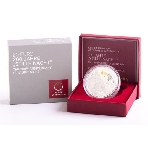 Österreich 20 Euro 2018 - Stille Nacht - PP*