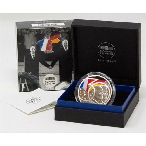 Frankreich 10 Euro 2020 - 30 Jahre Wiedervereinigung - Mitterrand & Kohl - PP