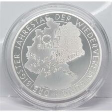Frankreich 10 Euro 2020 - 30 Jahre Wiedervereinigung - Mitterrand & Kohl - PP