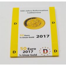 Goldeuro Schuber für 50 Euro 2017 - Lutherrose - D