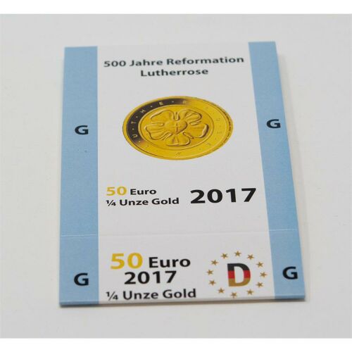 Goldeuroschuber für 50 Euro 2017 - Lutherrose - G