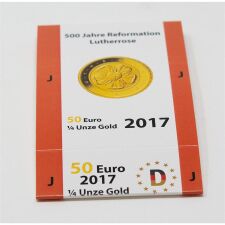 Goldeuro Schuber für 50 Euro 2017 - Lutherrose - J