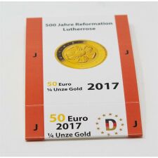 Goldeuroschuber f&uuml;r 50 Euro 2017 - Lutherrose - J