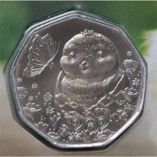 Österreich 5 Euro 2021 - Ostermünze - Osterküken hgh