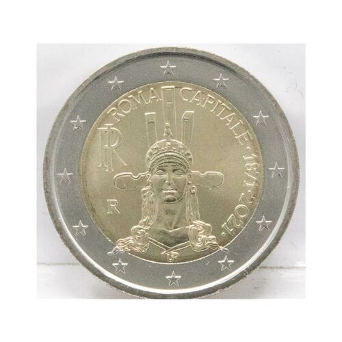 Italien 2 Euro 2021 - 150 Jahre Rom als Hauptstadt Italien´s - unc
