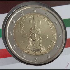 Italien 2 Euro 2021 - 150 Jahre Rom als Hauptstadt Italien´s - BU Coincard