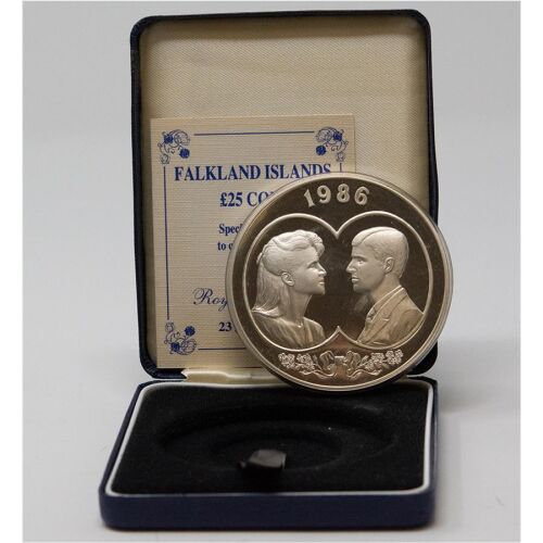Falkland Islands 25 Dollar 1986 - Royal Wedding*