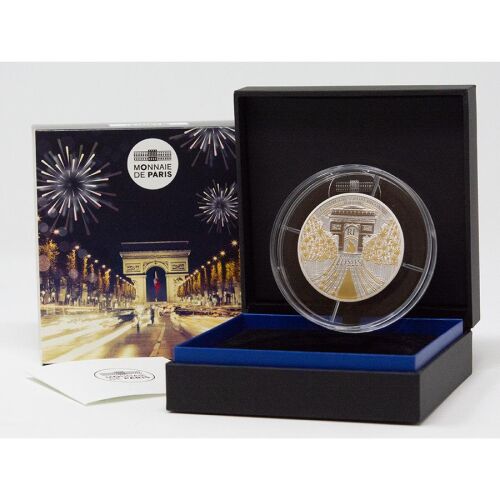 Frankreich 50 Euro 2020 - Champs Elysees - 5 oz Silber