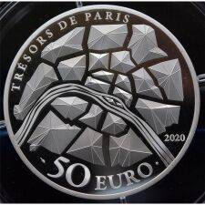 Frankreich 50 Euro 2020 - Champs Elysees - 5 oz Silber