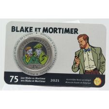 Belgien 5 Euro 2021 - Blake & Mortimer in Coincard -...