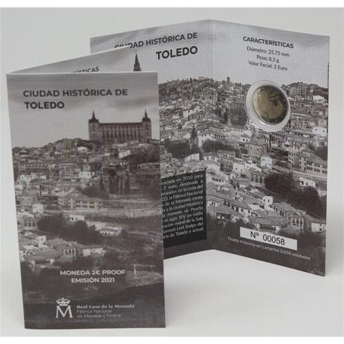 Spanien 2 Euro 2021 - Altstadt von Toledo PP