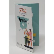 Spanien 30 Euro 2020 - Gracias - BU im Blister