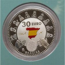 Spanien 30 Euro 2020 - Gracias - BU im Blister