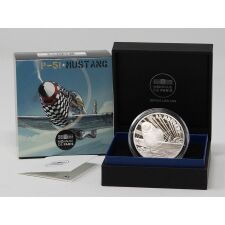 Frankreich 10 Euro 2021 - Geschichte der Luftfahrt - Mustang P-51 - PP