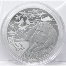 Frankreich 10 Euro 2021 - Geschichte der Luftfahrt - Mustang P-51 - PP