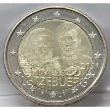 Luxemburg 2 Euro 2021 - Hochzeitstag Großherzog...