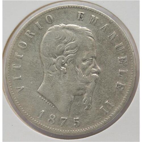 Italien 5 Lire 1875 - Vittorio Emanuele II.*