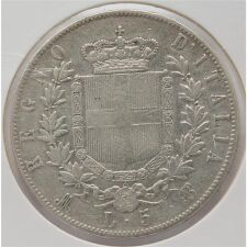Italien 5 Lire 1875 - Vittorio Emanuele II.*
