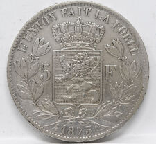 Belgien 5 Francs 1873 - Leopold II.*