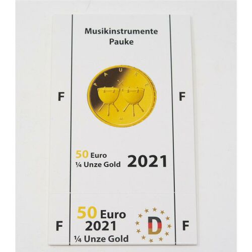 Goldeuroschuber für 50 Euro 2021 - Musikinstrumente - Pauke - F
