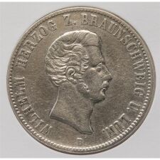 Taler 1854 Herzogtum Braunschweig, Wilhelm*
