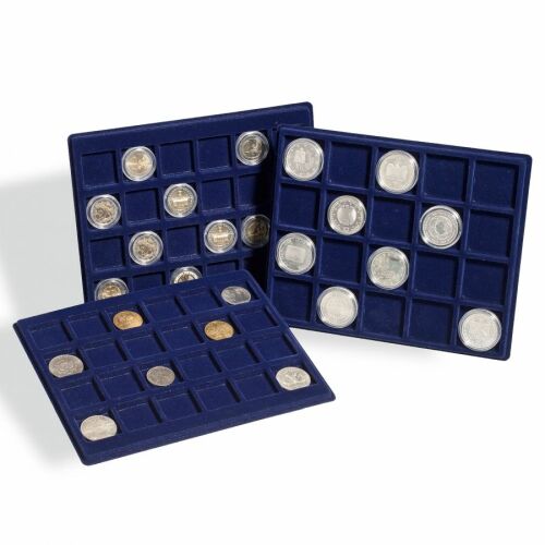 Leuchtturm Münztableau S für 24 Münzen bis 33 mm - 2er Pack