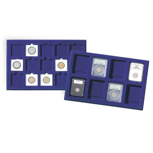 Leuchtturm Münztableau L für 24 Münzen bis 47 mm - 2er Pack