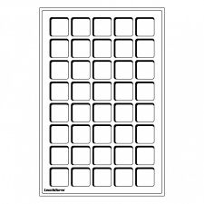 Leuchtturm Münztableau L für 40 Münzen bis 33 mm - 2er Pack