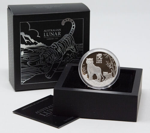 Australien 1 Dollar 2022 - Jahr des Tigers - PP*