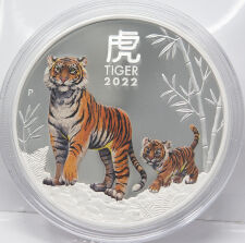 Australien 1 Dollar 2022 - Jahr des Tigers - coloriert - PP*