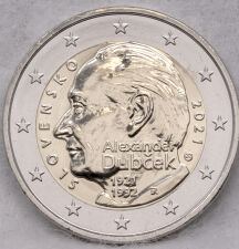 Slowakei 2 Euro 2021 - Dubcek unc.