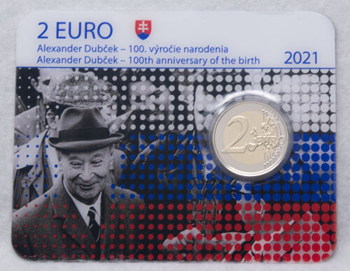 Slowakei 2 Euro 2021 - Dubcek BU Coincard