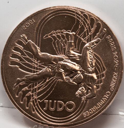 Frankreich 0,25 Euro 2021 - Olympische Spiele Paris - Countdown - Judo