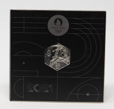 Frankreich 10 Euro 2021 - Olympische Spiele Paris 2024  im Blister  unc.