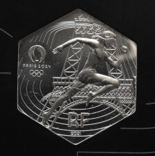 Frankreich 10 Euro 2021 - Olympische Spiele Paris 2024  im Blister  unc.